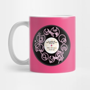 If Music Be the Food of Love, Play On - Circular Gallifreyan Mug